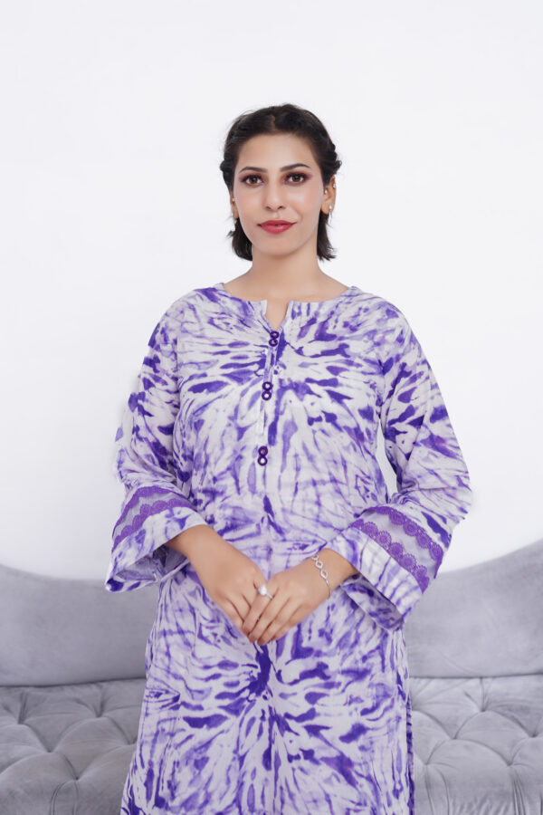2 PIECE TRADITIONAL KURTA AND TROUSER TIE - Image 6